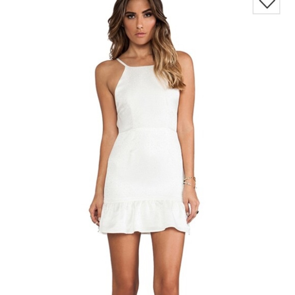 Tags Still On Stone Cold Fox Pistol Dress White